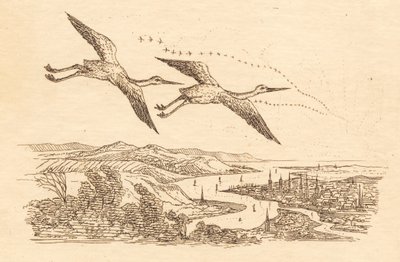 Illustration zu "Halvhundrede Fabler for Børn" von Hey von Martinus Rørbye