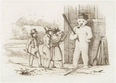 Illustration zu "Halvhundrede Fabler for Børn" von Hey von Martinus Rørbye