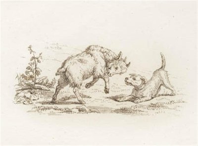 Illustration zu "Halvhundrede Fabler for Børn" von Hey von Martinus Rørbye