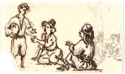 Italienische Figurenskizzen von Martinus Rørbye