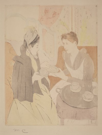 Nachmittägliche Teegesellschaft von Mary Cassatt