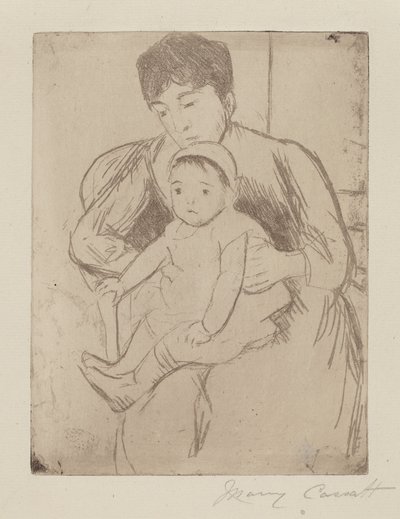 Bill für einen Ausflug vorbereiten, ca. 1889. von Mary Cassatt