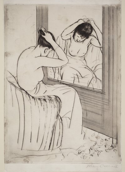 Die Frisur von Mary Cassatt