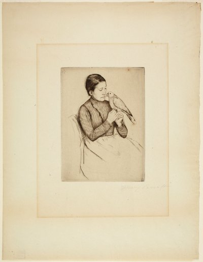 Der Papagei von Mary Cassatt