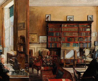 Innenraumstudie von Mary Dawson Elwell