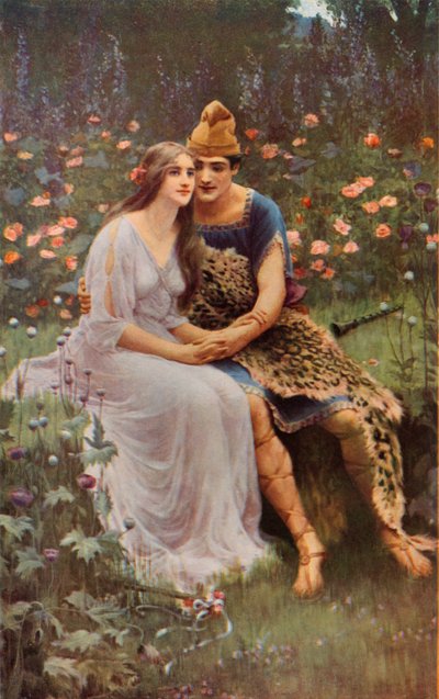 Shakespeare: Florizel und Perdita, Das Wintermärchen, Akt IV, Szene 3 von Mary F. Raphael
