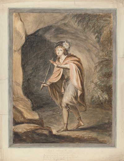 Imogen betritt die Höhle, 