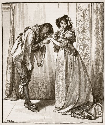 Abschied von Prinz Charles an die Infantin, Illustration aus 
