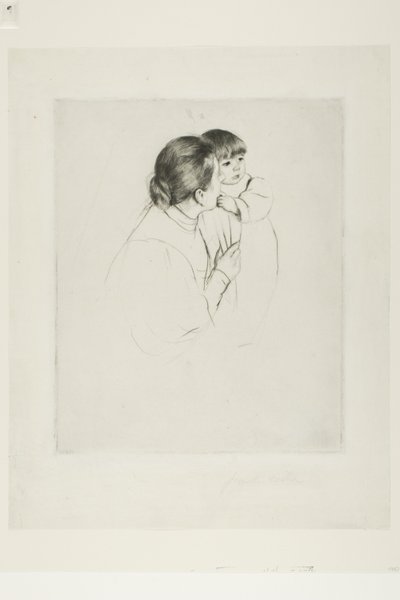 Bäuerin mit Kind von Mary Stevenson Cassatt