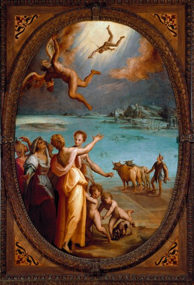 Der Sturz des Ikarus von Maso da San Friano