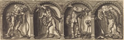 Die verschiedenen Porträts und Figuren XII von Master AD