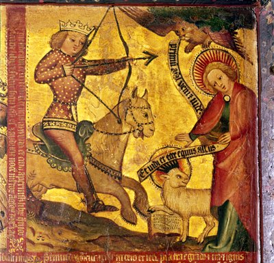 Der erste Reiter, identifiziert mit dem römischen Kaiser Gaius von Master Bertram of Hamburg