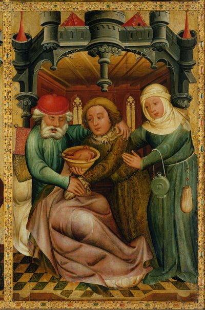 Der gestohlene Segen vom Hochaltar von St. Peter in Hamburg, der Grabower Altar, 1383 von Master Bertram of Minden