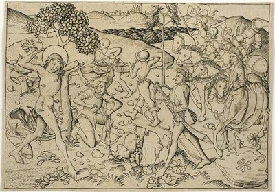 Das Martyrium des Heiligen Sebastian von Master E.S.