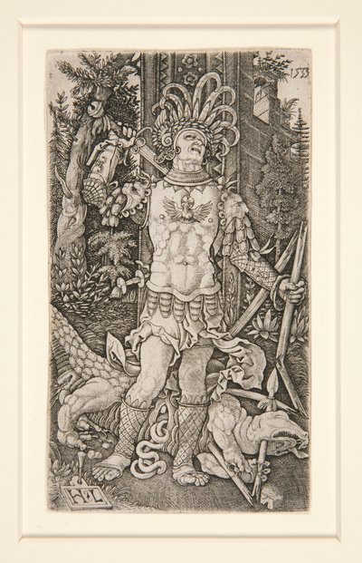 St. Georg tötet den Drachen von Master H. L.