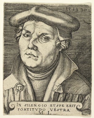 Porträt von Martin Luther von Master I.B.