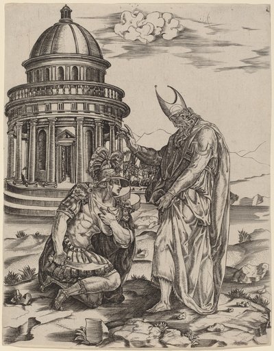 Alexander und der Hohepriester von Jerusalem von Master IRs