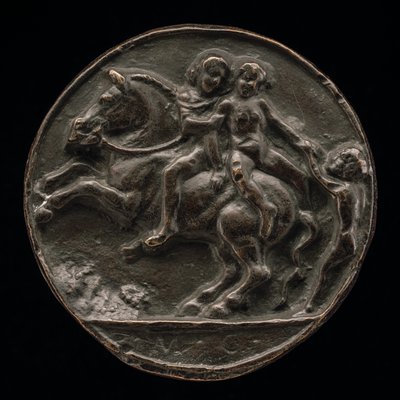 Nymphe von einem Reiter entführt, ca. 1500 von Master M.C.