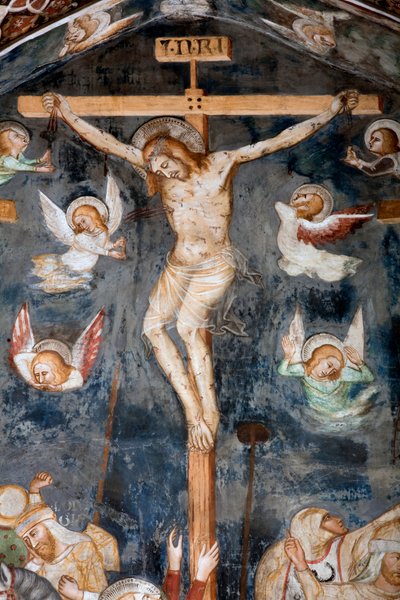 Die Kreuzigung (Detail) von Master Trecentesco of Sacro Speco School
