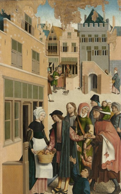 Die sieben Werke der Barmherzigkeit von Master of Alkmaar