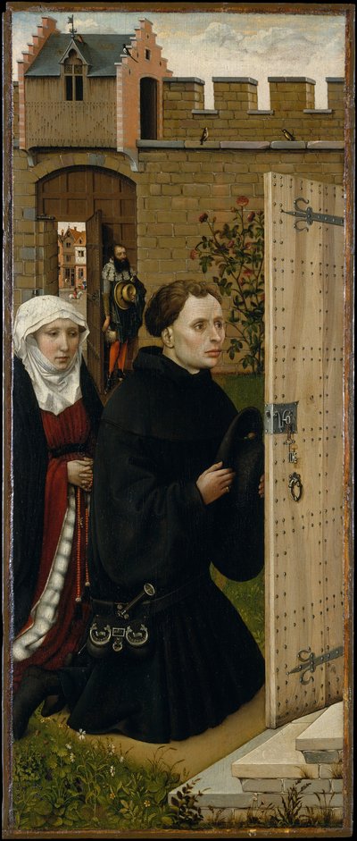 Verkündigungstriptychon (Merode-Altar), ca. 1427-32 von Master of Flémalle