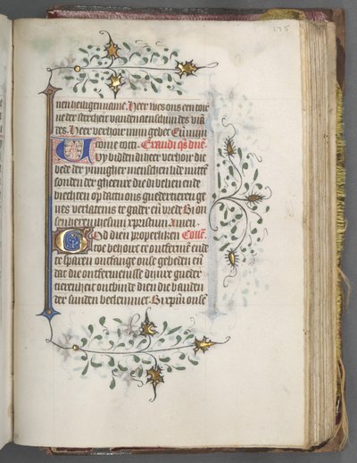 Stundenbuch (Gebrauch von Utrecht): fol. 175r, Text von Master of Gijsbrecht van Brederode