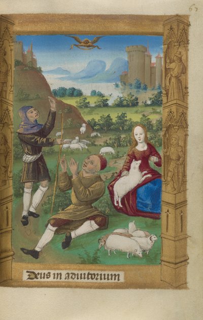 Die Verkündigung an die Hirten von Master of Guillaume Lambert