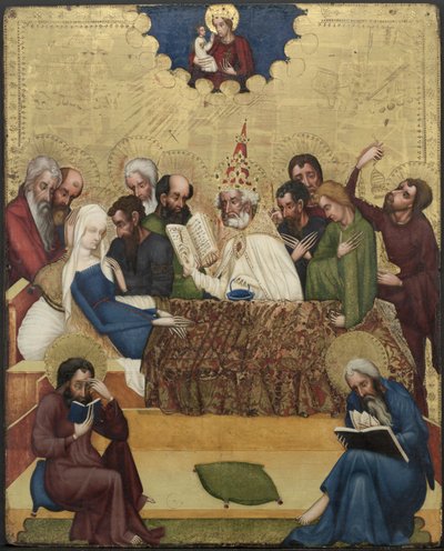 Tod der Jungfrau, um 1400 von Master of Heiligenkreuz
