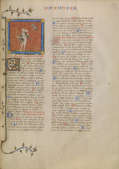Der Narr und ein Dämon von Master of Jean de Mandeville