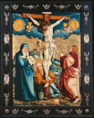 Die Kreuzigung, erste Hälfte des 16. Jahrhunderts von Master of Messkirch