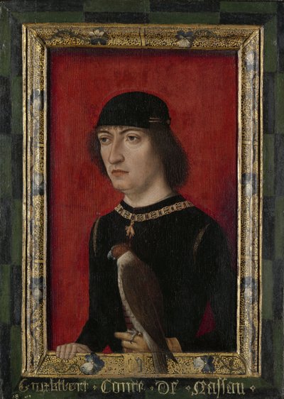 Porträt von Engelbert II., Graf von Nassau von Master of Portraits of Princes