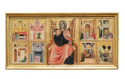 Heilige Cäcilia und Geschichten aus ihrem Leben von Master of Saint Cecilia