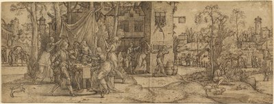 Szenen aus dem Leben des verlorenen Sohnes von Master of Saint Christopher
