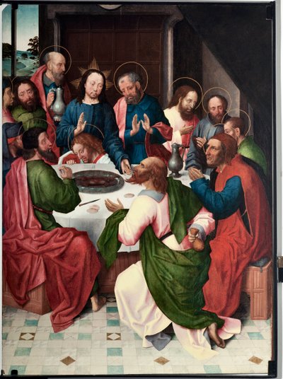 Das letzte Abendmahl (La cene) von Master of Saint John Evangelist