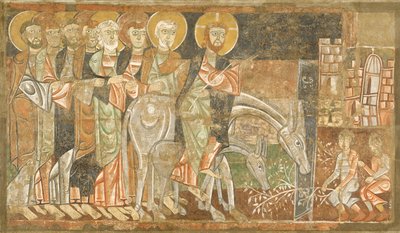 Einzug Christi in Jerusalem, ca. 1125 von Master of San Baudel