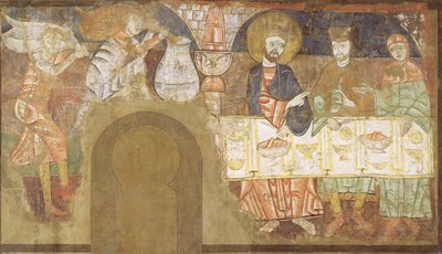 Die Hochzeit zu Kana, ca. 1150 von Master of San Baudelio de Berlanga