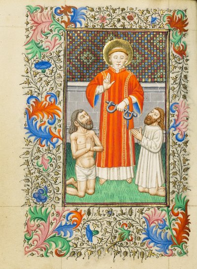 Heiliger Leonhard von Master of Sir John Fastolf