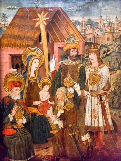 Die Anbetung der Könige von Master of Viella