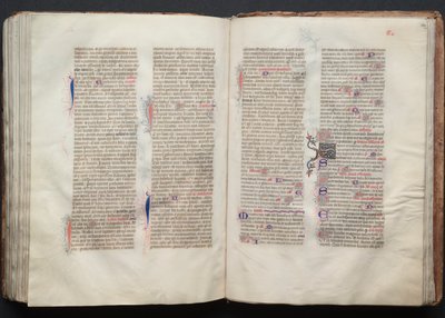 Das Gotha Missale: Fol. 133v, Text von Master of the Boqueteaux