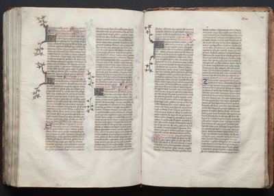 Das Gotha Missale: Fol. 145r, Text, ca. 1375 von Master of the Boqueteaux