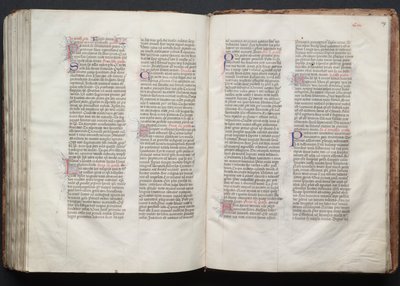 Das Gotha Missale: Fol. 147r, Text, ca. 1375 von Master of the Boqueteaux