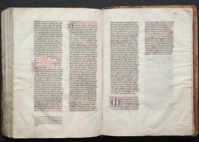 Das Gotha Missale: Fol. 156v, Text, ca. 1375 von Master of the Boqueteaux