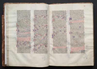 Das Gotha Missale: Fol. 24r, Text, ca. 1375 von Master of the Boqueteaux