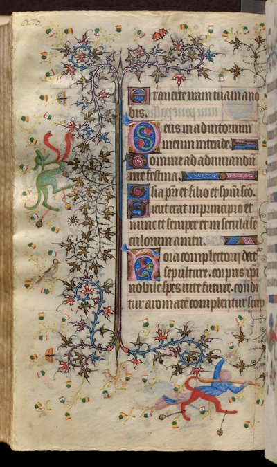 Stundenbuch von Karl dem Edlen, König von Navarra (1361-1425): Text von Master of the Brussels Initials and Associates