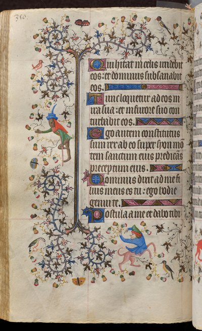 Stundenbuch von Karl dem Edlen, König von Navarra (1361-1425): fol. 170v, Text von Master of the Brussels Initials and Associates