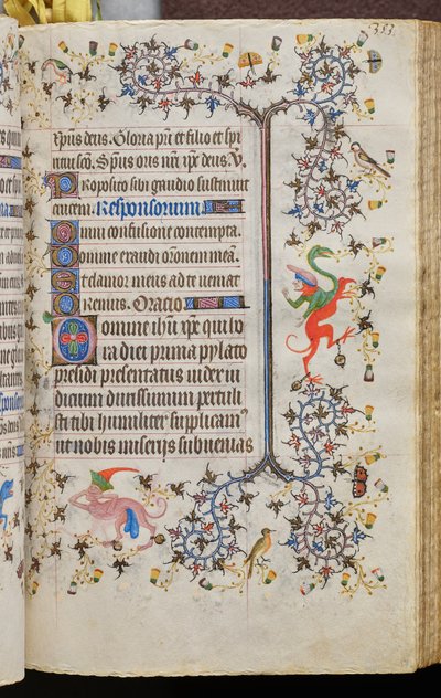 Stundenbuch von Karl dem Edlen, König von Navarra (1361-1425): fol. 172r, Text von Master of the Brussels Initials and Associates