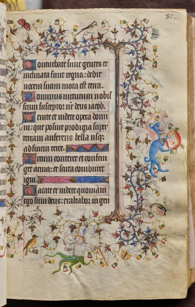 Stundenbuch von Karl dem Edlen, König von Navarra (1361-1425): fol. 41r, Text von Master of the Brussels Initials and Associates