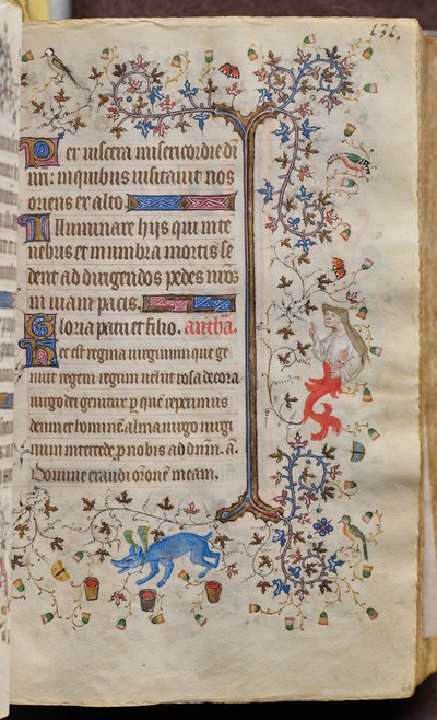 Stundenbuch von Karl dem Edlen, König von Navarra (1361-1425): fol. 66r, Text von Master of the Brussels Initials and Associates