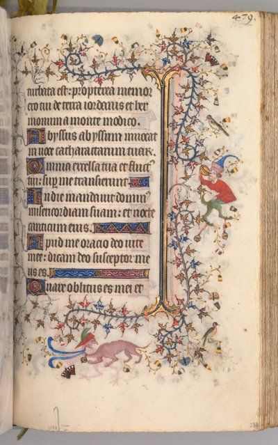 Stundenbuch von Karl dem Edlen, König von Navarra 1361-1425: fol. 234r, Text, ca. 1405 von Master of the Brussels Initials and Associates