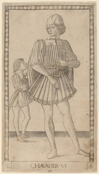 Ritter von Master of the E Series Tarocchi
